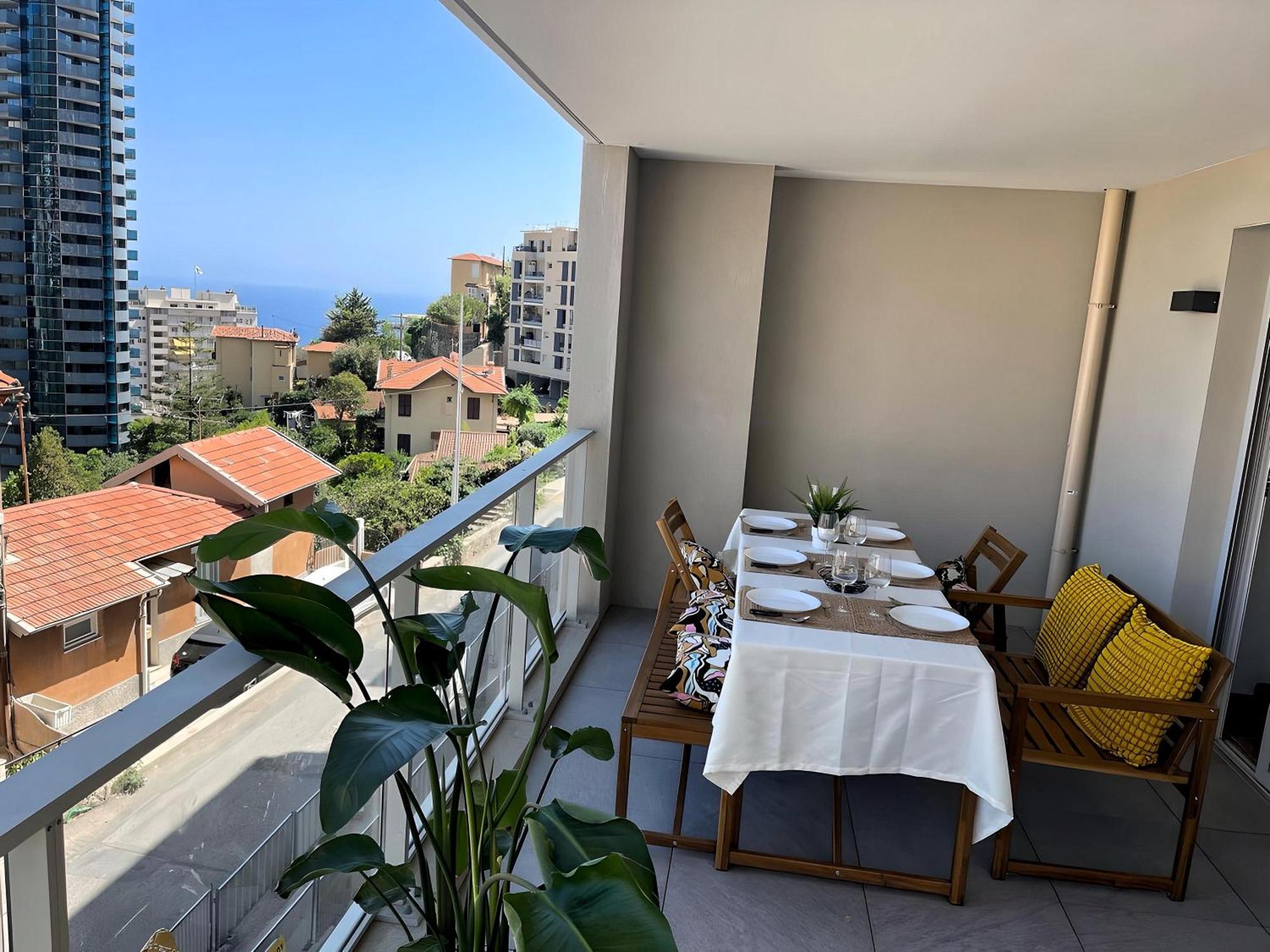 Appartement Neuf, Monaco Avec Vue Mer Босолей Экстерьер фото